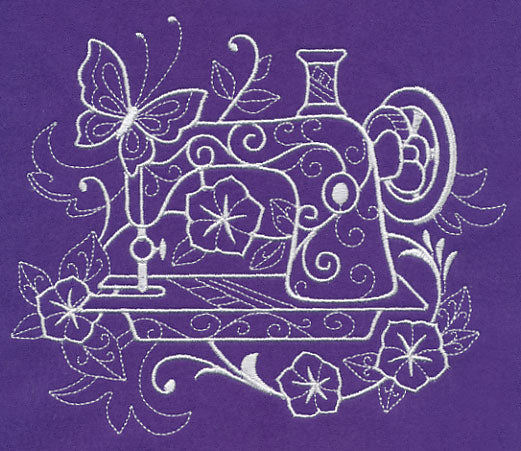 Crafty Sewing Machine (Whitework)