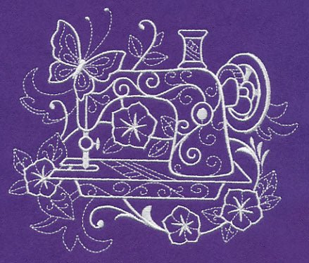 Crafty Sewing Machine (Whitework)