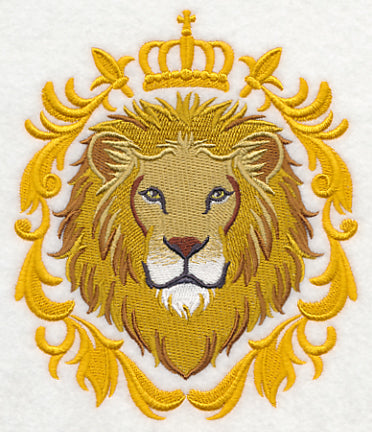 Lion with Baroque Crown and Frame