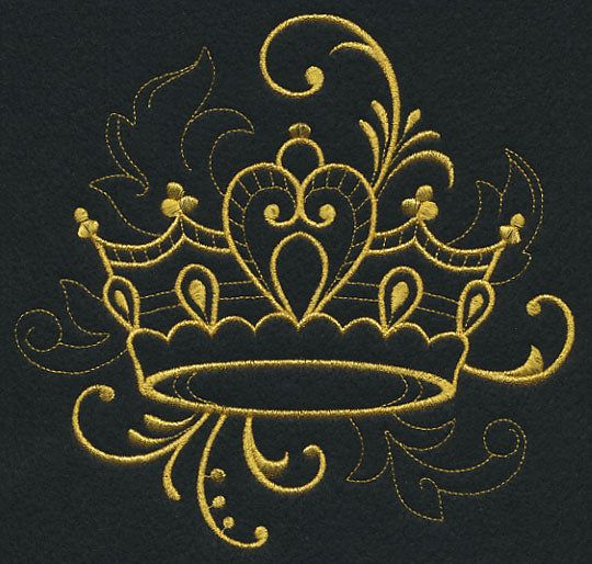 Queen's Crown Filigree (Goldwork)
