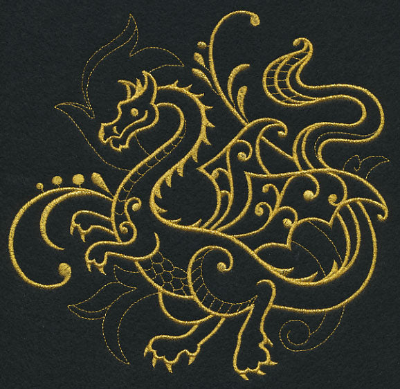 Dragon Filigree (Goldwork)
