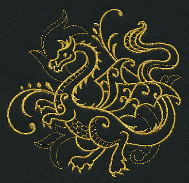 Dragon Filigree (Goldwork)
