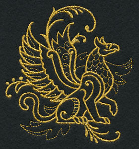 Griffin Filigree (Goldwork)