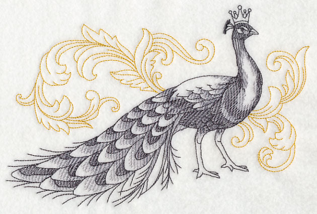 Peacock in Crown