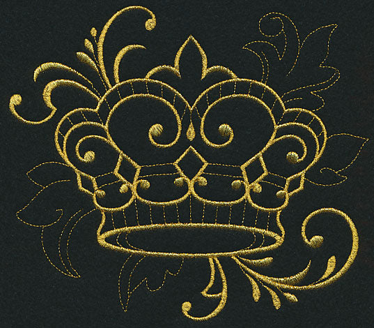 King's Crown Filigree (Goldwork)