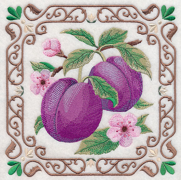Plum Fruit Tile