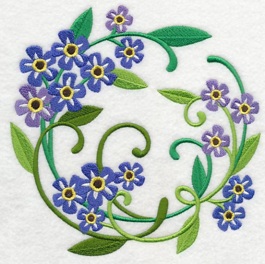 Forget-Me-Not Wreath