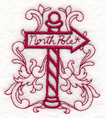 Doodle North Pole Sign