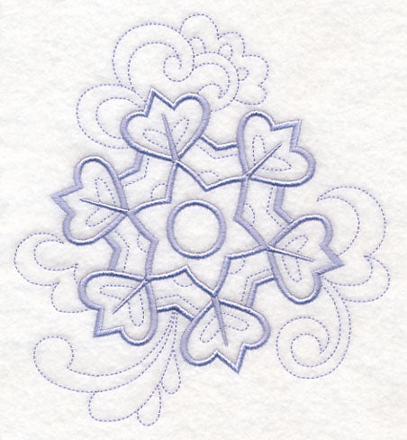 Doodle Snowflake 1
