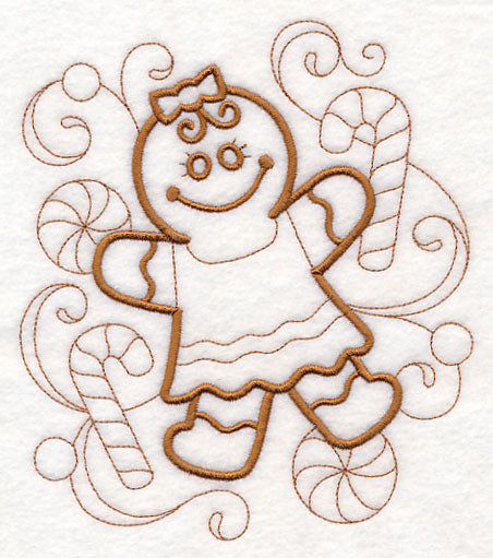 Doodle Gingerbread Girl