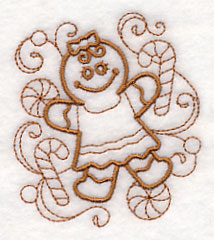 Doodle Gingerbread Girl