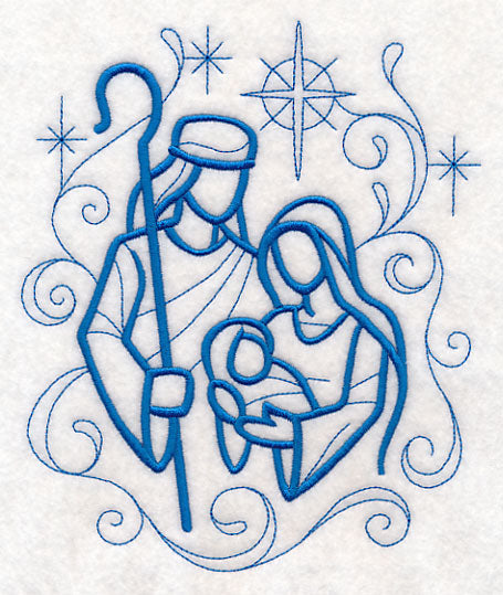Doodle Holy Family