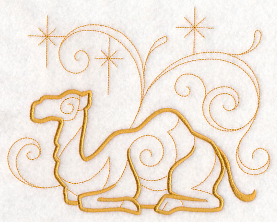 Doodle Nativity Camel