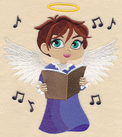Christmas Chorus Angel with Song Book