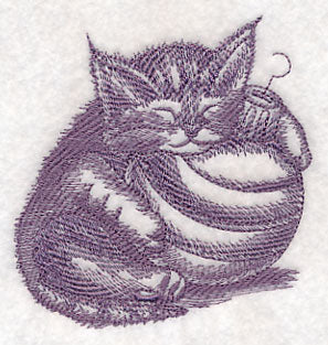 Kitten and Ornament Sketch
