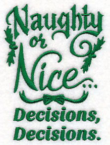Naughty or Nice...Decisions, Decisions