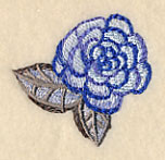 Wintry Flower in Watercolor