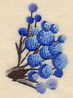 Wintry Berry Branch in Watercolor