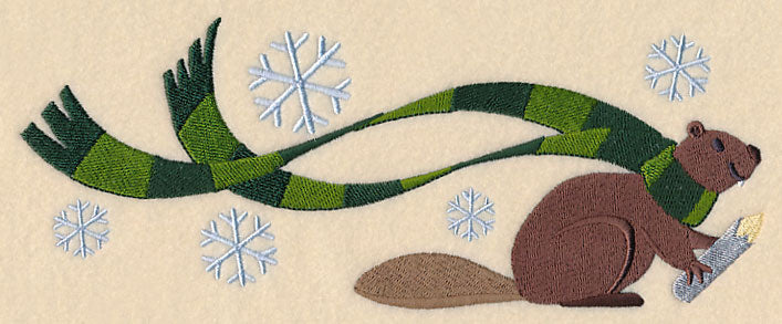 Wrapped Up in Winter Beaver