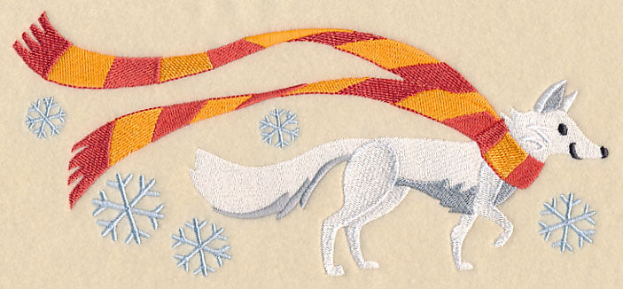 Wrapped Up in Winter Arctic Fox