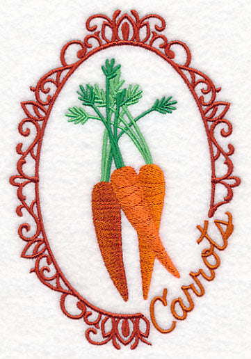 Vegetable Cameo - Carrots