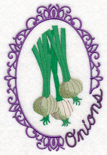 Vegetable Cameo - Onions