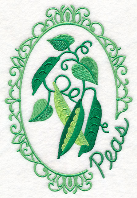 Vegetable Cameo - Peas