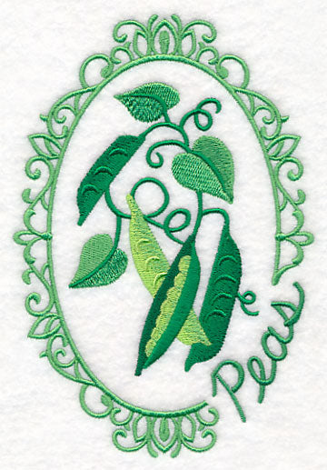 Vegetable Cameo - Peas