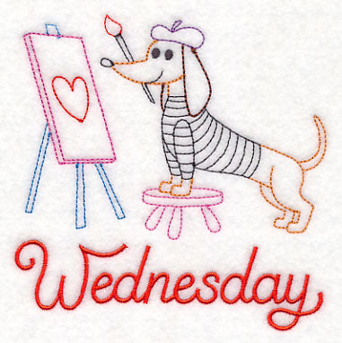 Wednesday Dachshund (Vintage)