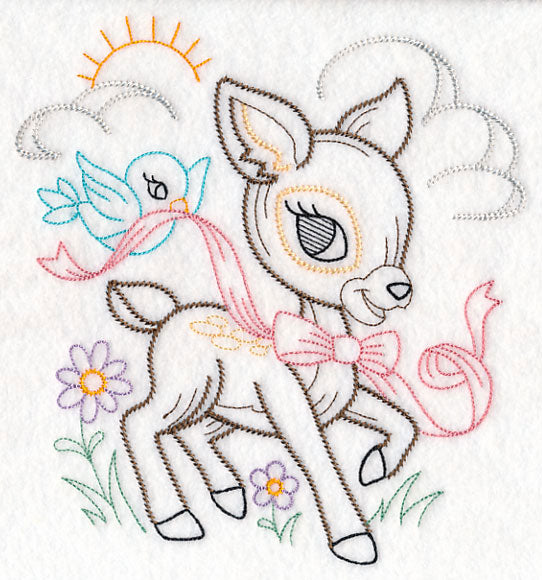 Playful Deer (Vintage)