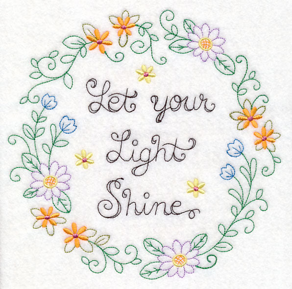Let Your Light Shine Wreath (Vintage)
