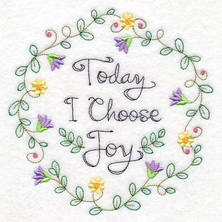 Today I Choose Joy Wreath (Vintage)