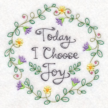Today I Choose Joy Wreath (Vintage)