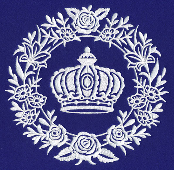 Crown Medallion (Whitework)