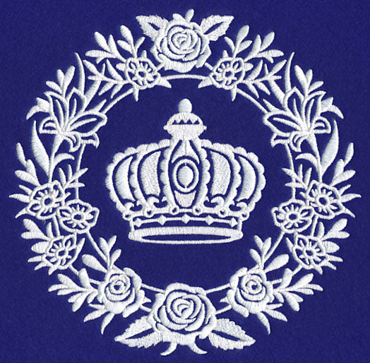 Crown Medallion (Whitework)