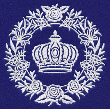 Crown Medallion (Whitework)