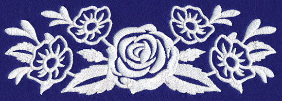 French Boutique Border (Whitework)