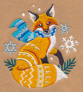 Retro Winter Fox