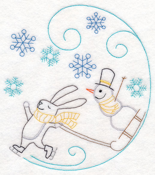 Skating Rabbit Circle (Vintage)