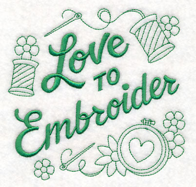 Doodle Love to Embroider