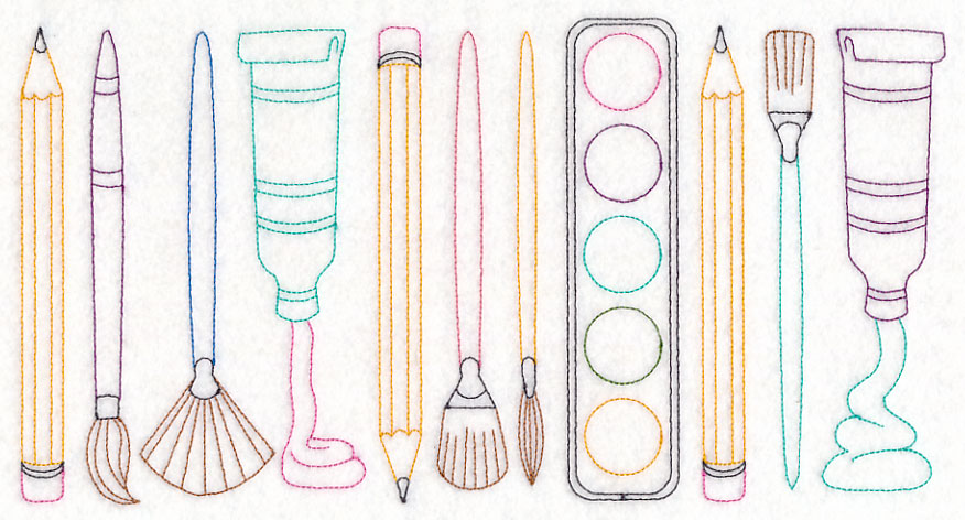 Art Quick Stitch Border (Vintage)