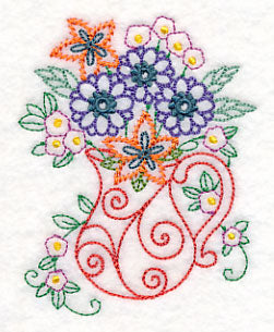 Kitchen Pitcher in Bloom (Vintage)