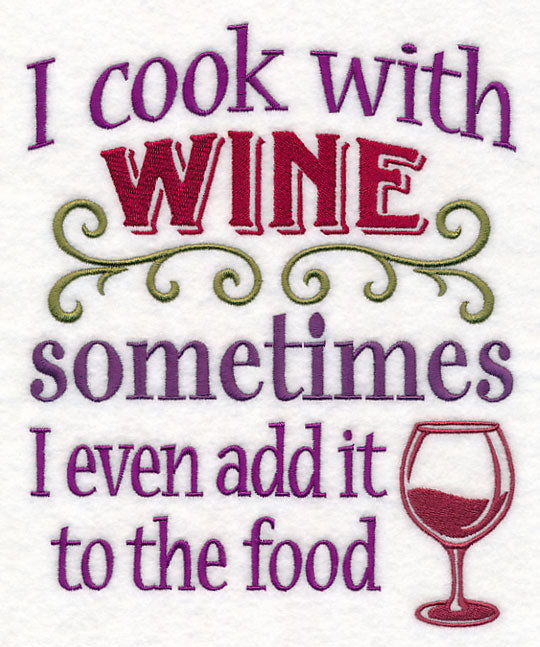 I Cook With Wine