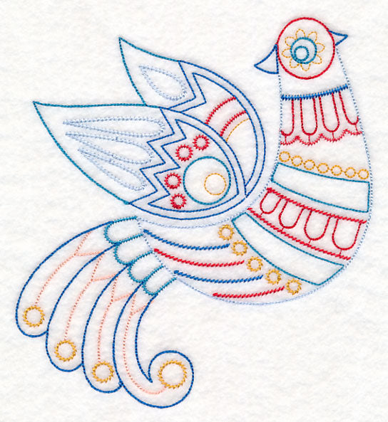 Scandinavian Winter Bird 2 (Vintage)