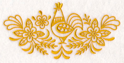Folksy Chicken Border