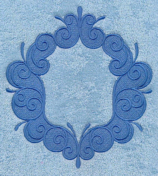 Filigree Frame Backdrop (Embossed)