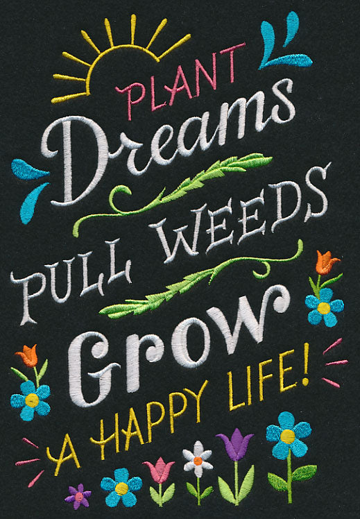Plant Dreams Pull Weeds
