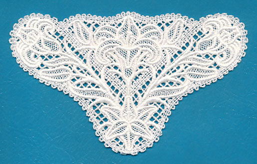 Lilies Inset with Overlay (Battenburg Lace)