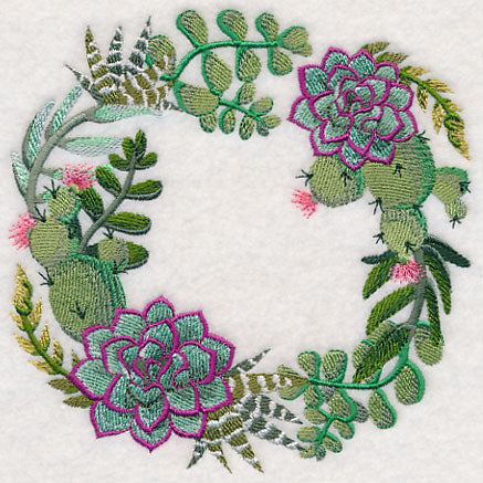 Stylish Succulents Wreath