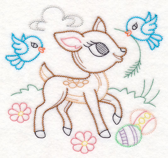 Easter Deer (Vintage)